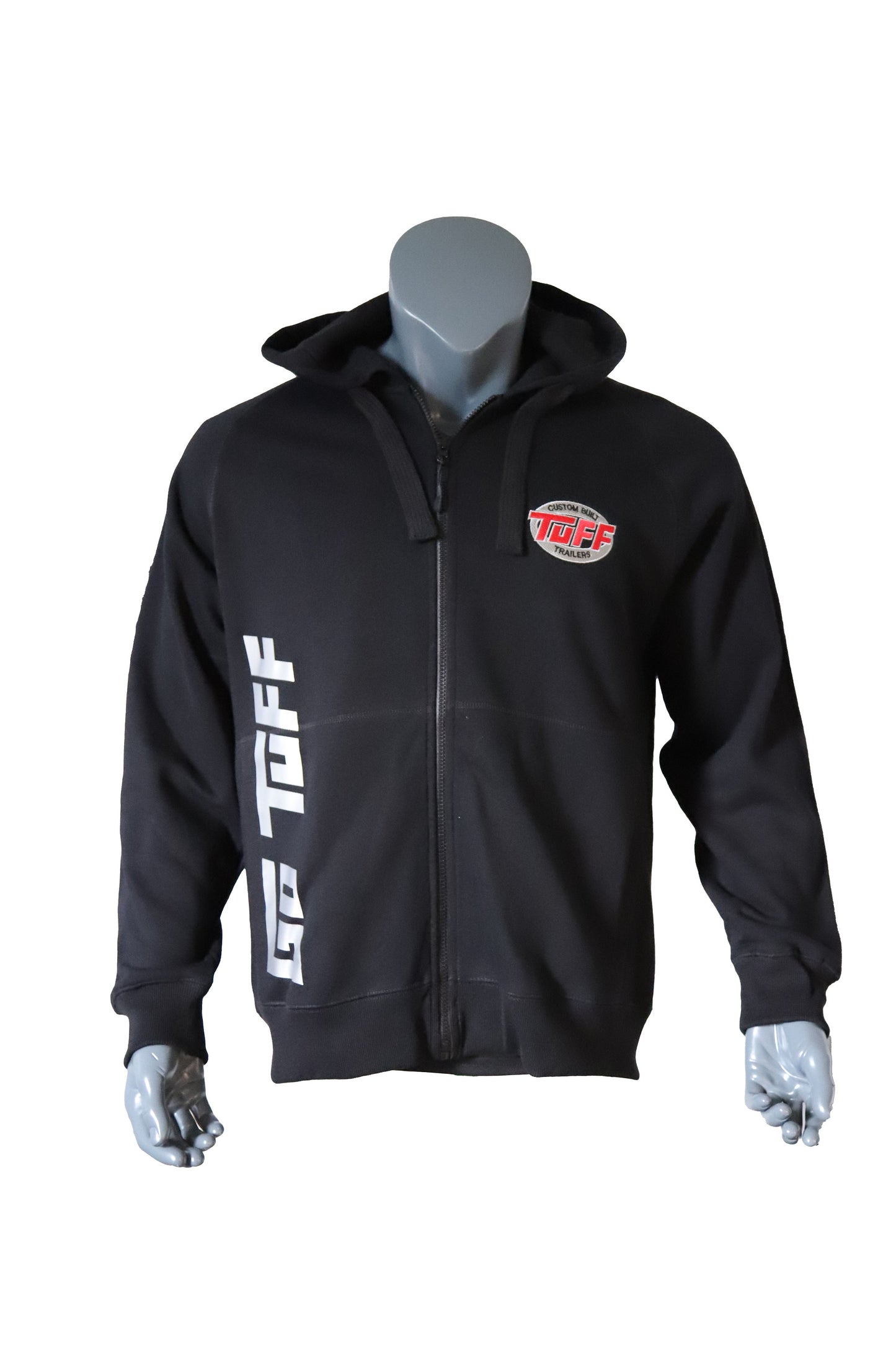 Hoodie - GO TUFF Fleece with zip