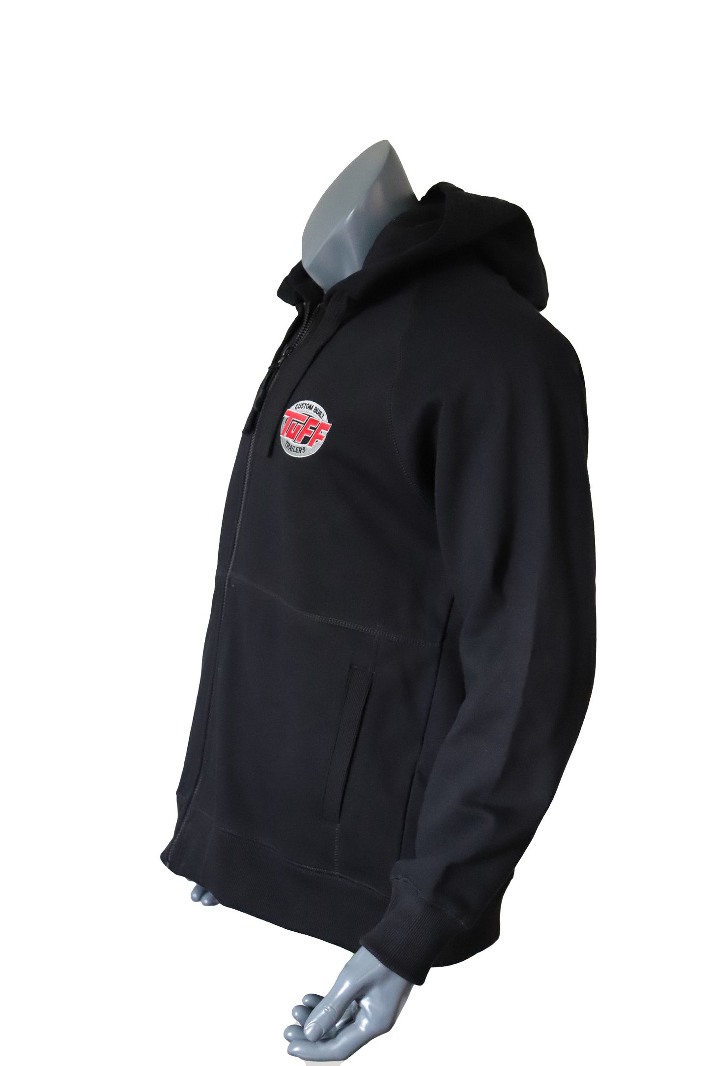 Hoodie - GO TUFF Fleece with zip